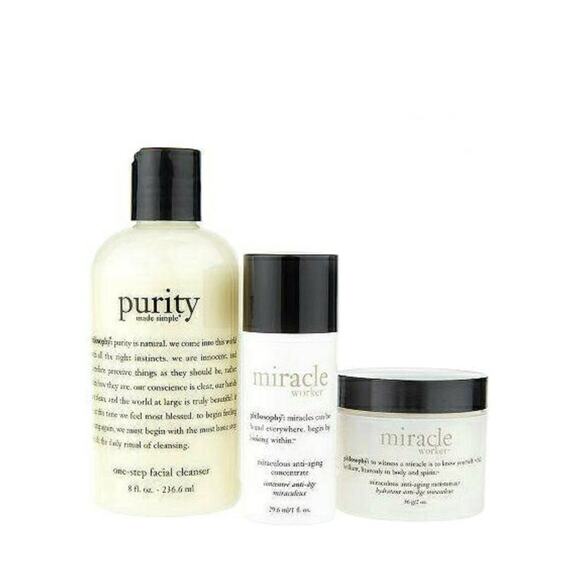 Philosophy Box of Miracles Gift Set Miraculous Anti-aging Trio NEW - Picture 7 of 7